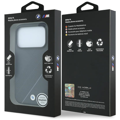 BMW M Tire Track with Silver Line MagSafe Case for iPhone 18 Pro / 17 Pro - Dark Gray_7