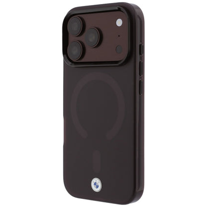 BMW Sign Frosted IML &amp; Metal Logo MagSafe Case for iPhone 18 Pro / 17 Pro - Burgundy_1