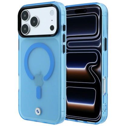 BMW Sign Frosted IML &amp; Metal Logo MagSafe Case for iPhone 18 Pro / 17 Pro - Blue_0