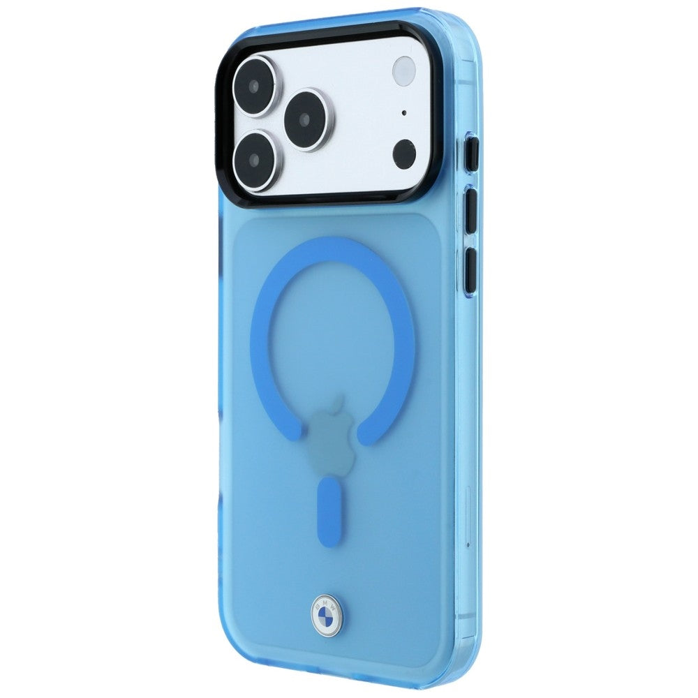 BMW Sign Frosted IML &amp; Metal Logo MagSafe Case for iPhone 18 Pro / 17 Pro - Blue_1