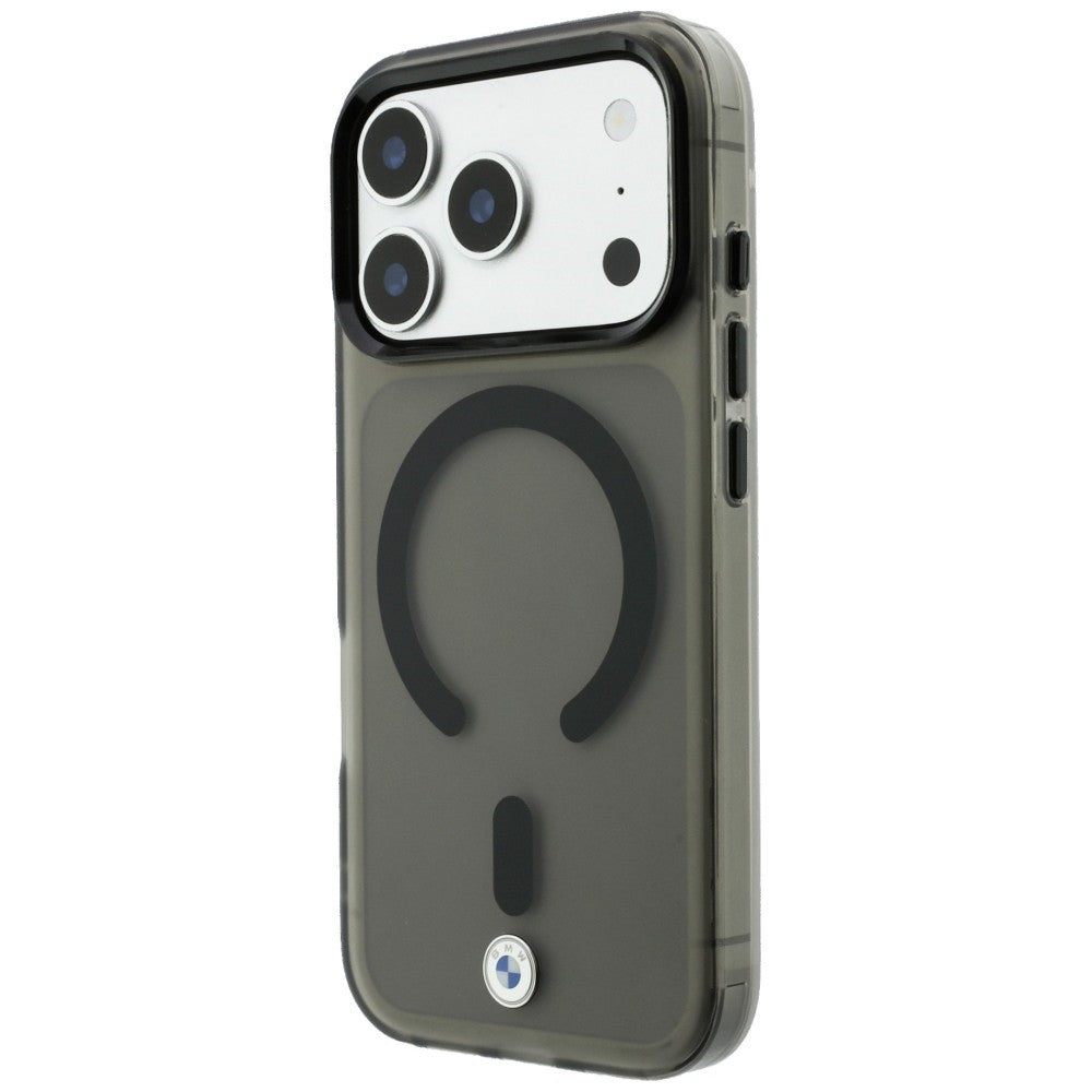 BMW M IML Frosted Metal Logo &amp; Trims MagSafe Case for iPhone 18 Pro / 17 Pro - Black_1