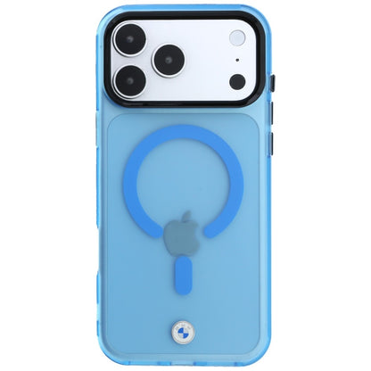 BMW Sign Frosted IML &amp; Metal Logo MagSafe Case for iPhone 18 Pro Max / 17 Pro Max - Blue_2