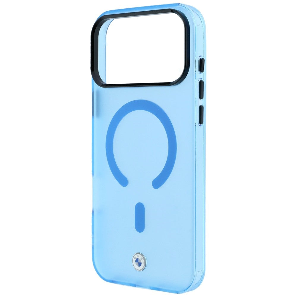BMW Sign Frosted IML &amp; Metal Logo MagSafe Case for iPhone 18 Pro Max / 17 Pro Max - Blue_5