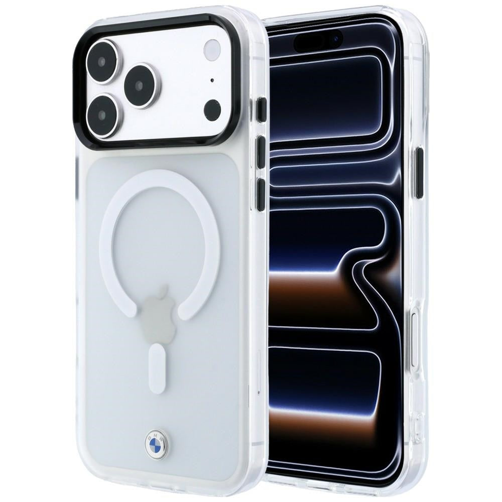 BMW Sign Frosted IML &amp; Metal Logo MagSafe Case for iPhone 18 Pro Max / 17 Pro Max - Clear_0