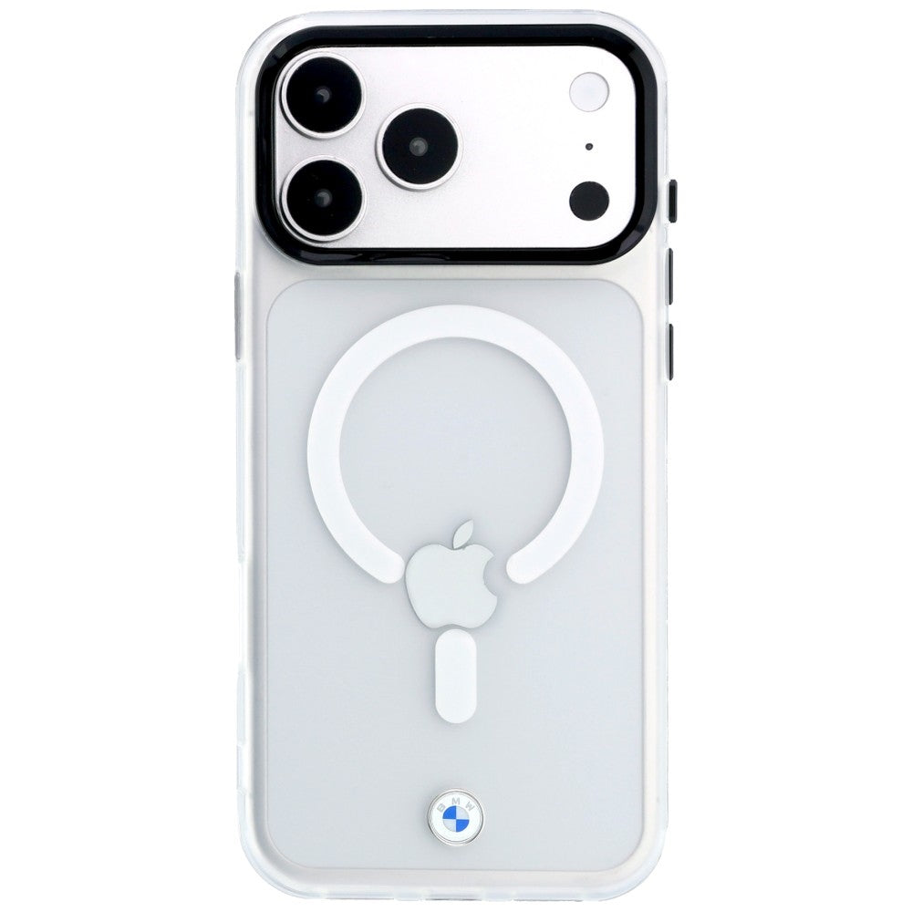 BMW Sign Frosted IML &amp; Metal Logo MagSafe Case for iPhone 18 Pro Max / 17 Pro Max - Clear_2