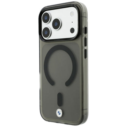 BMW Sign Frosted IML &amp; Metal Logo MagSafe Case for iPhone 18 Pro Max / 17 Pro Max - Gray_1