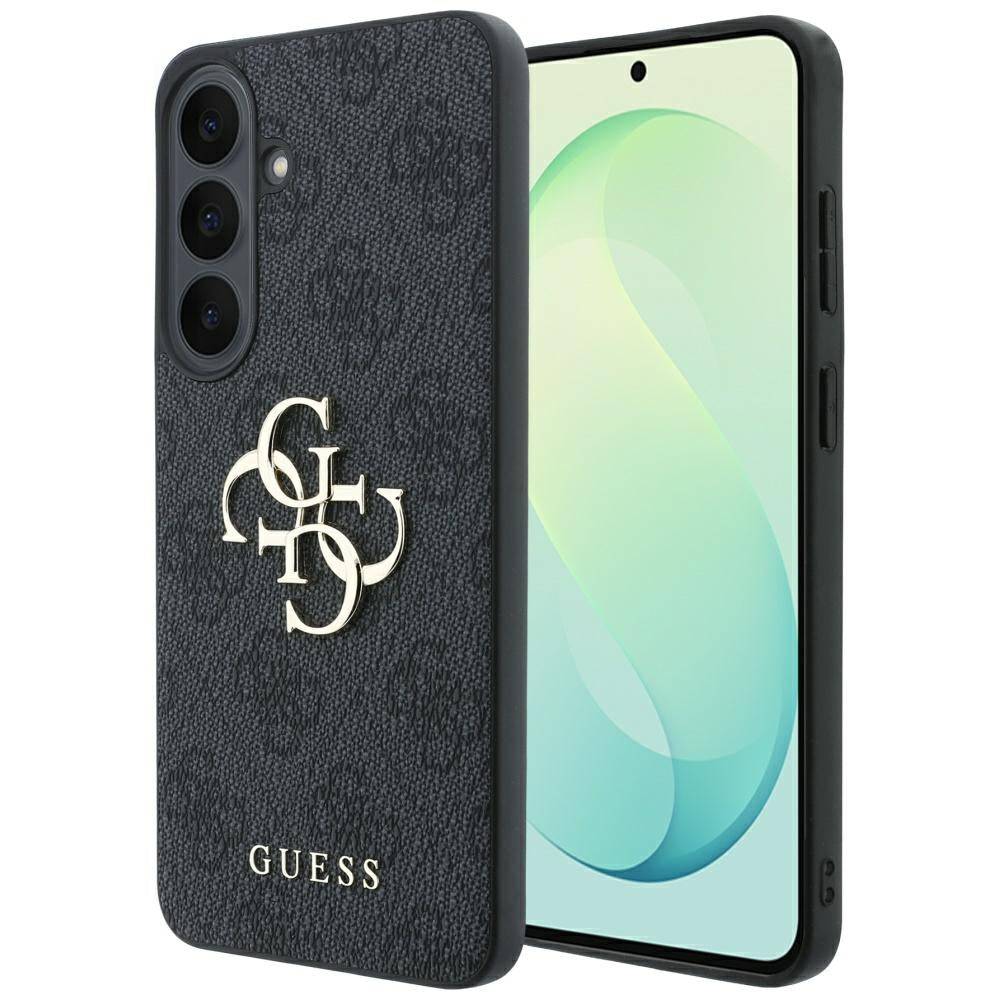 Guess Embossed 4G Ring Classic Logo MagSafe Case for Samsung Galaxy S26 FE - Black_0