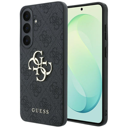Guess Embossed 4G Ring Classic Logo MagSafe Case for Samsung Galaxy S26 FE - Black_0