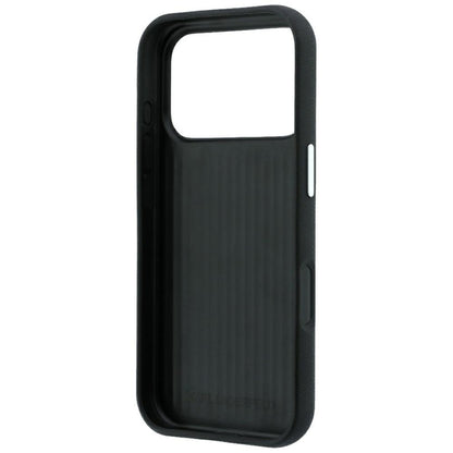 Karl Lagerfeld Saffiano Case with Karl &amp; Choupette Heads Pins &amp; Logo for iPhone 18 Pro / 17 Pro - Black_6