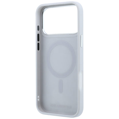 Karl Lagerfeld with Ring Stand 360 Karl &amp; Choupette Heads Pin MagSafe Case for iPhone 18 Pro / 17 Pro - Gray_6
