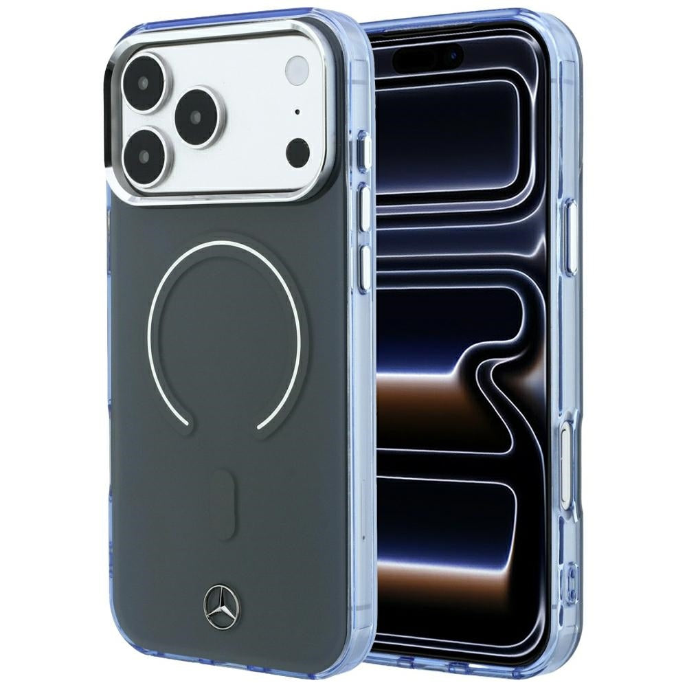 Mercedes Double Layer Iconic Logo MagSafe Case for iPhone 18 Pro Max / 17 Pro Max - Dark Gray_0