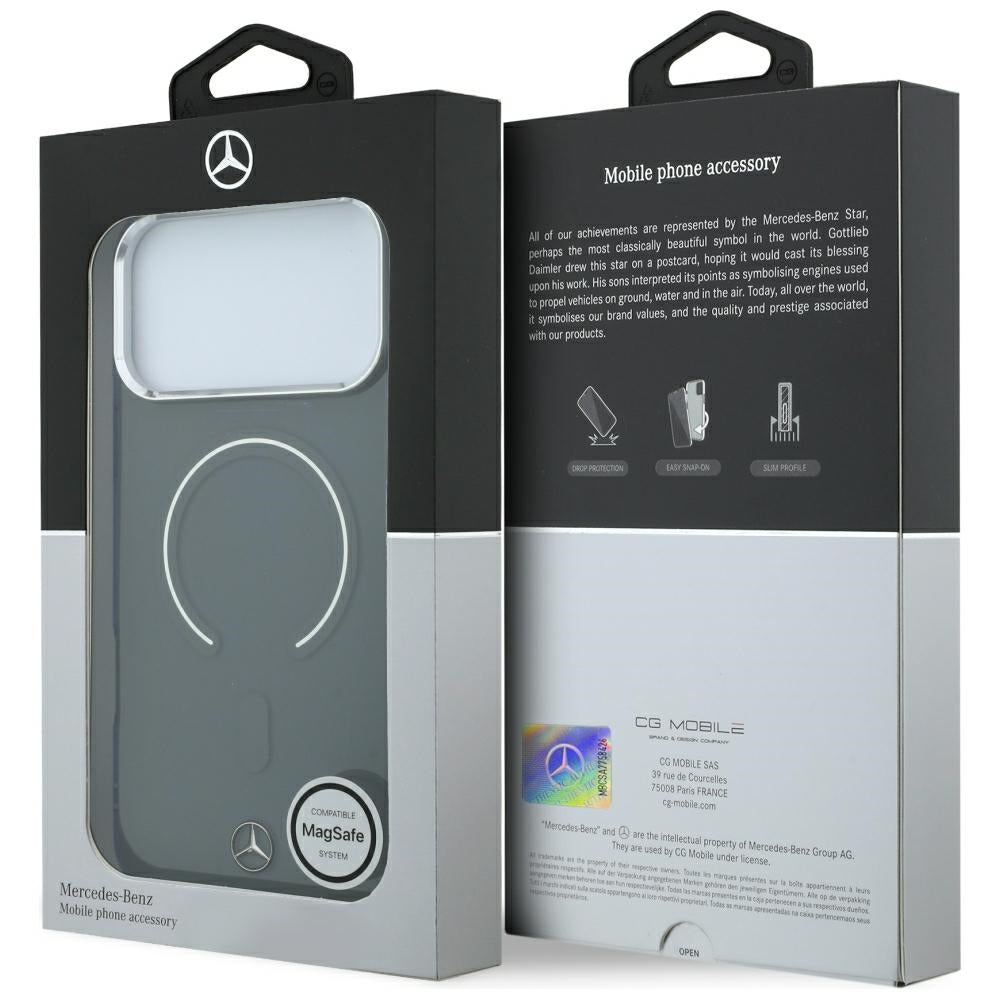 Mercedes Double Layer Iconic Logo MagSafe Case for iPhone 18 Pro Max / 17 Pro Max - Dark Gray_7