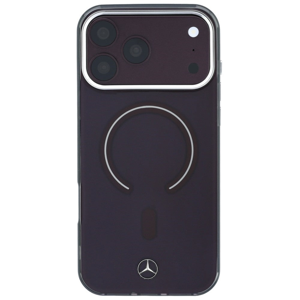 Mercedes Double Layer Iconic Logo MagSafe case for iPhone 18 Pro Max / 17 Pro Max - burgundy_2