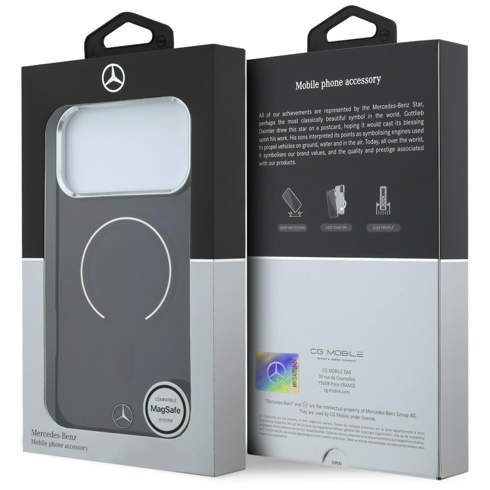 Mercedes Double Layer Iconic Logo MagSafe case for iPhone 18 Pro Max / 17 Pro Max - burgundy_7