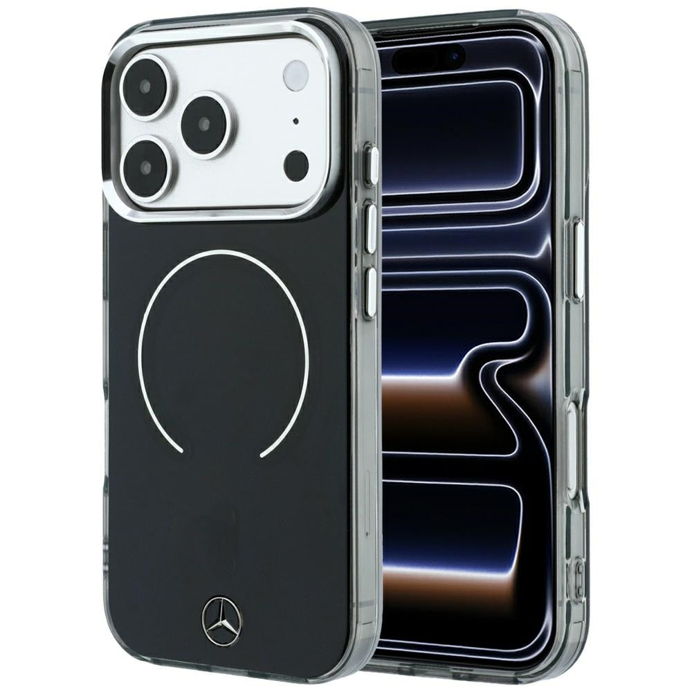 Mercedes Double Layer Iconic Logo MagSafe Case for iPhone 18 Pro Max / 17 Pro Max - Black_0