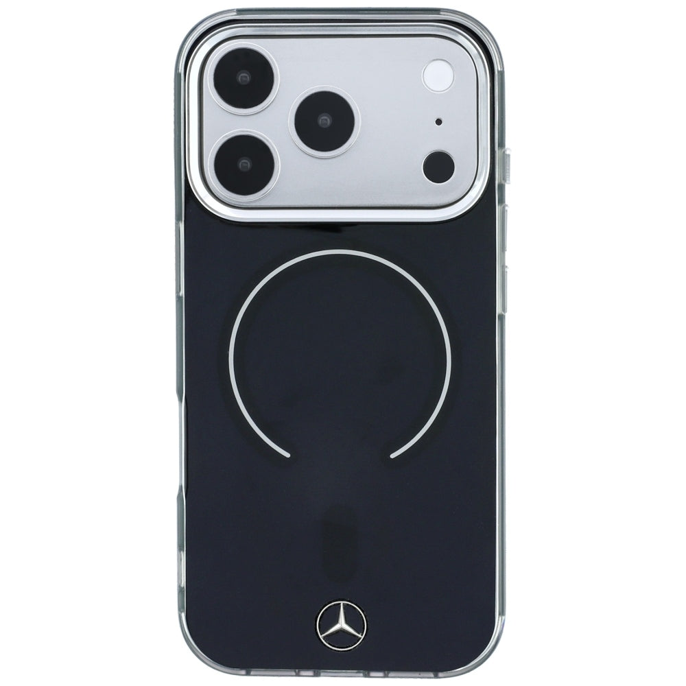 Mercedes Double Layer Iconic Logo MagSafe Case for iPhone 18 Pro Max / 17 Pro Max - Black_2