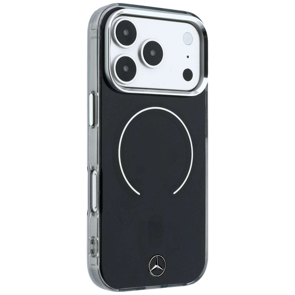 Mercedes Double Layer Iconic Logo MagSafe Case for iPhone 18 Pro Max / 17 Pro Max - Black_3