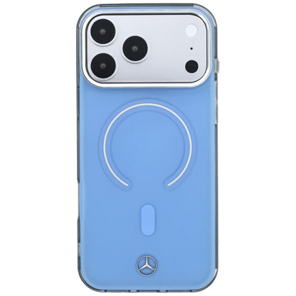 Mercedes Double Layer Iconic Logo MagSafe Case for iPhone 18 Pro Max / 17 Pro Max - Blue_2