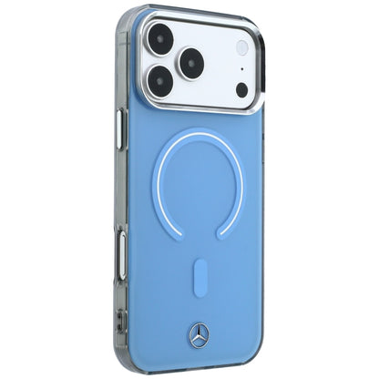 Mercedes Double Layer Iconic Logo MagSafe Case for iPhone 18 Pro Max / 17 Pro Max - Blue_3