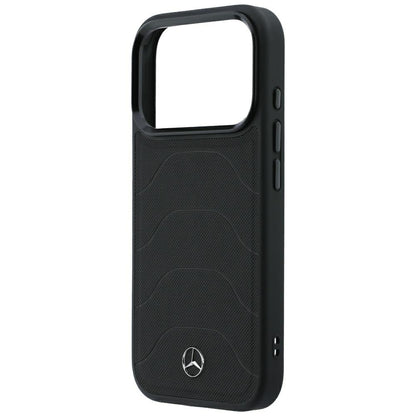 Mercedes Leather Mesh with Bow Line MagSafe Case for iPhone 18 Pro / 17 Pro - Black_5