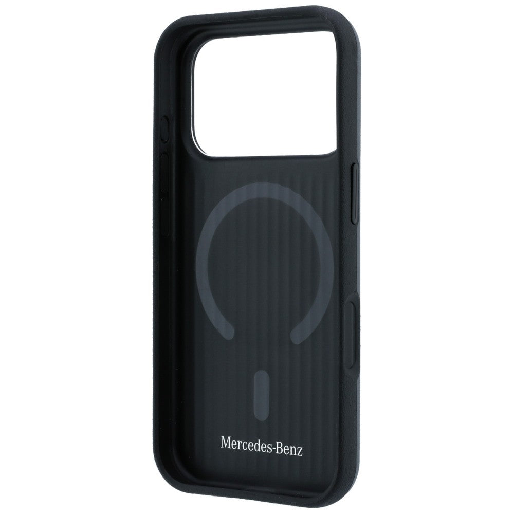 Mercedes Leather with Ring Stand MagSafe Case for iPhone 18 Pro Max / 17 Pro Max - Dark Gray_6