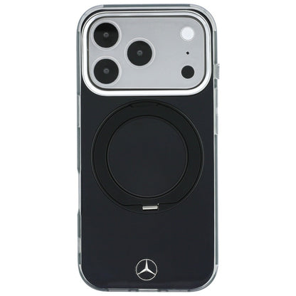 Mercedes Ring Stand Iconic Logo MagSafe Case for iPhone 18 Pro / 17 Pro - Black_2