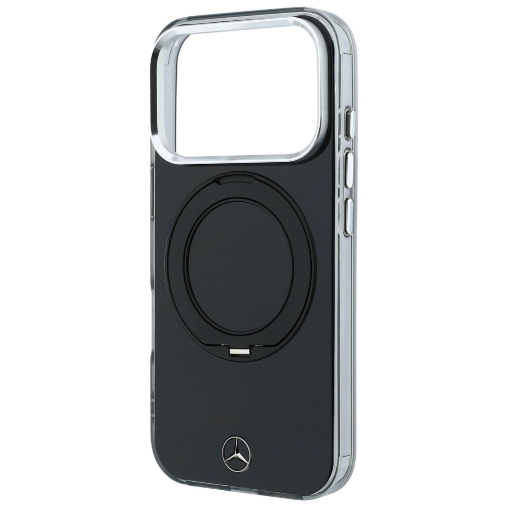 Mercedes Ring Stand Iconic Logo MagSafe Case for iPhone 18 Pro / 17 Pro - Black_6