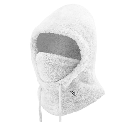 Qunature Arctic Velvet Ski Balaclava Size M - White - OUTLET_1
