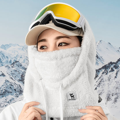 Qunature Arctic Velvet Ski Balaclava Size M - White - OUTLET_3