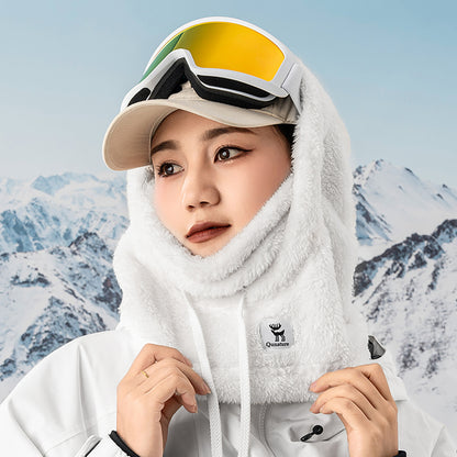 Qunature Arctic Velvet Ski Balaclava Size M - White - OUTLET_4