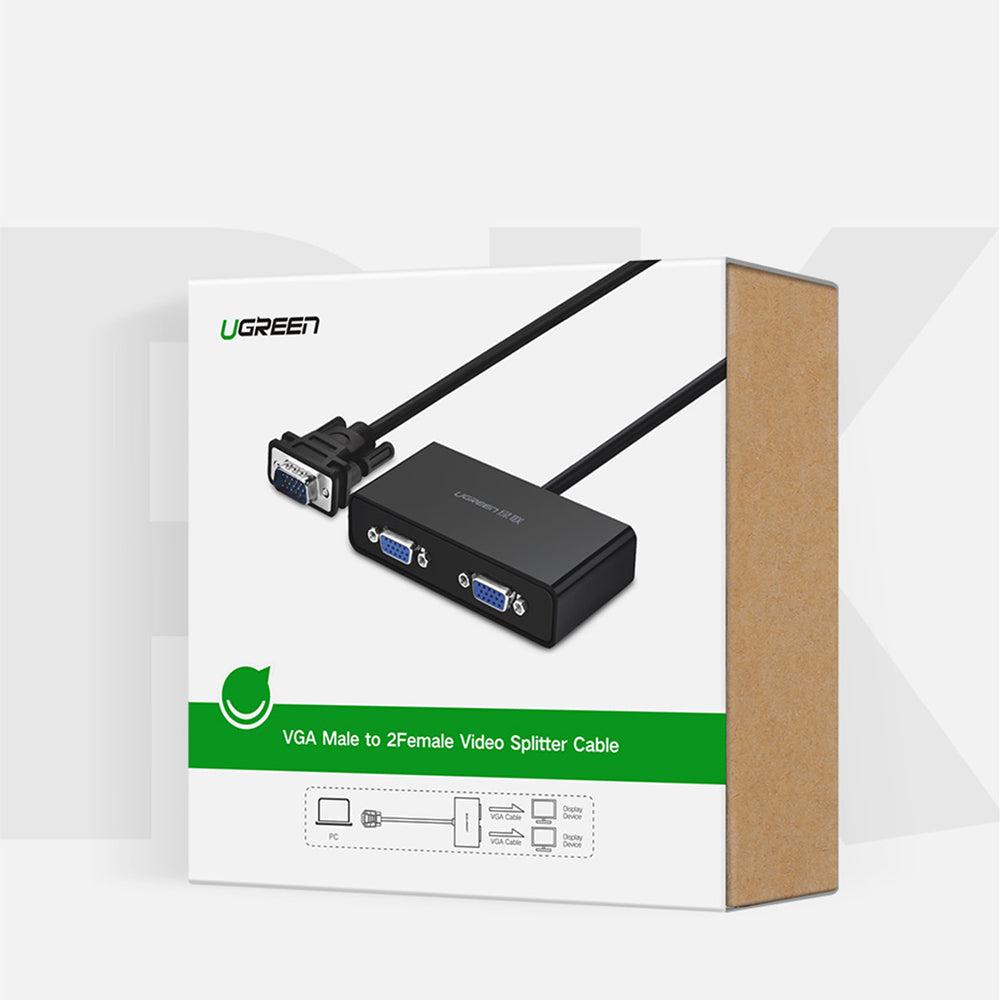 Ugreen 40254 1x2 VGA Splitter 1920x1440 60Hz - Black - OUTLET_11