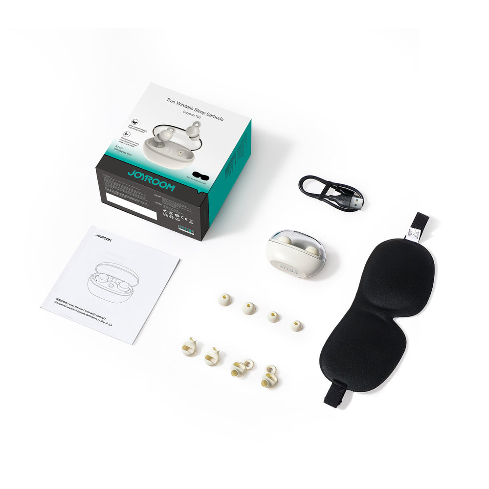 Joyroom JR-TS3 wireless in-ear headphones for sleeping - white - OUTLET_6