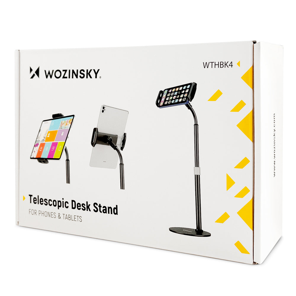 Wozinsky Tablet and Phone Desk Stand Black (WTHBK4) - OUTLET_4