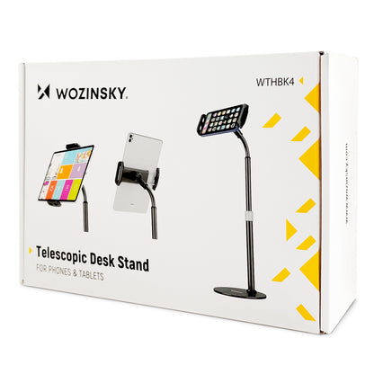 Wozinsky Tablet and Phone Desk Stand Black (WTHBK4) - OUTLET_4