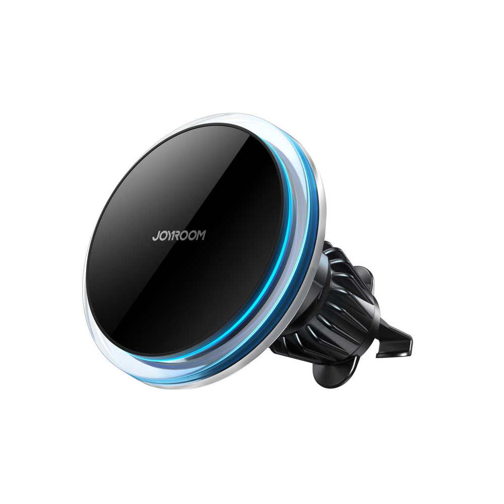Joyroom car phone holder with 15W Qi inductive charger (MagSafe compatible) for air vent, silver (JR-ZS291) - OUTLET_0