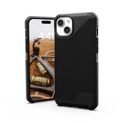 UAG Metropolis LT MagSafe case for iPhone 15 Plus - black kevlar - OUTLET_1