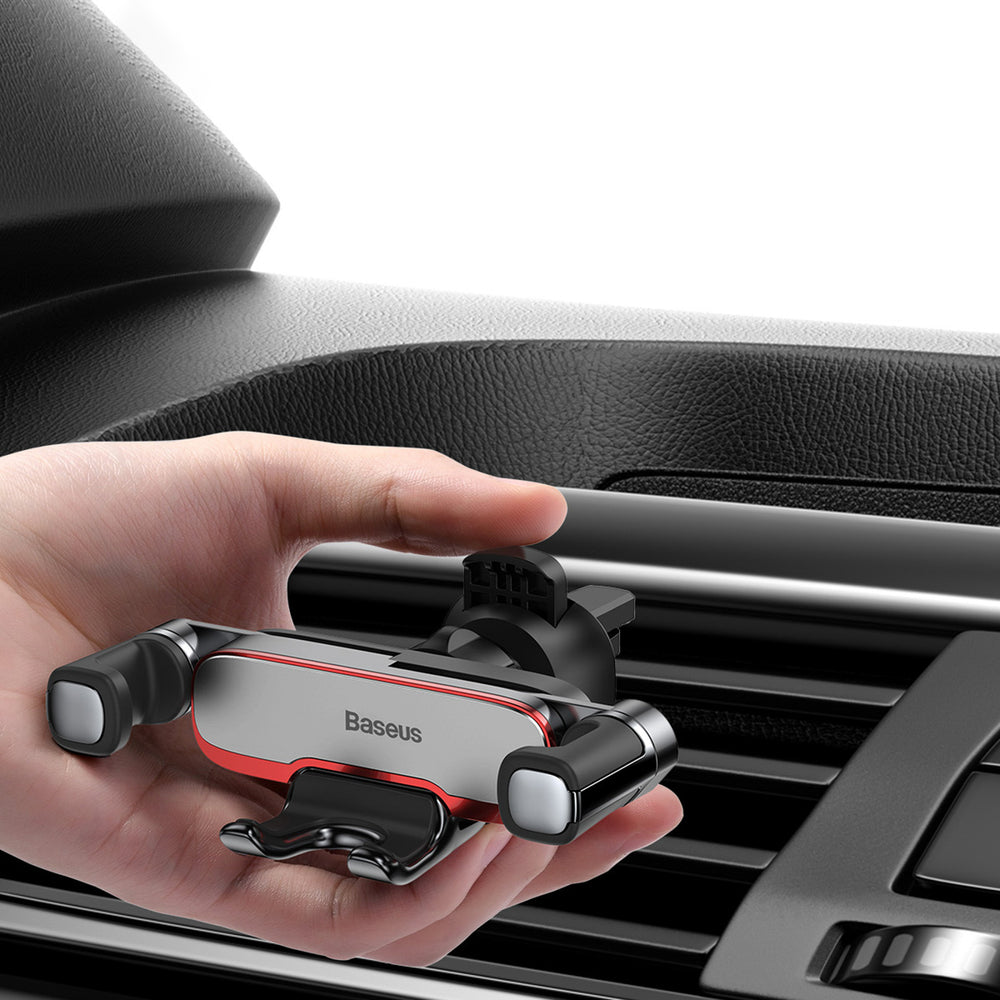 Baseus Lateral Gravity Car Holder - Silver - OUTLET_9