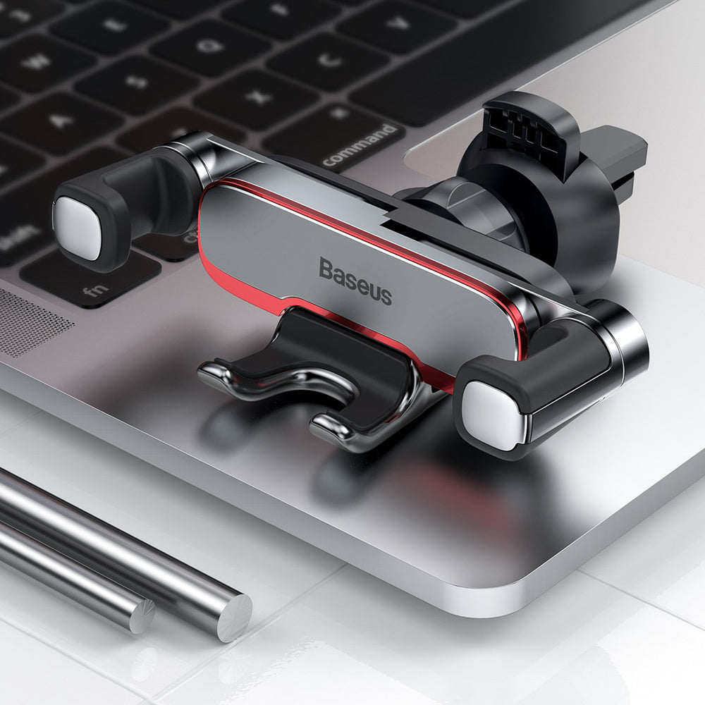 Baseus Lateral Gravity Car Holder - Silver - OUTLET_5