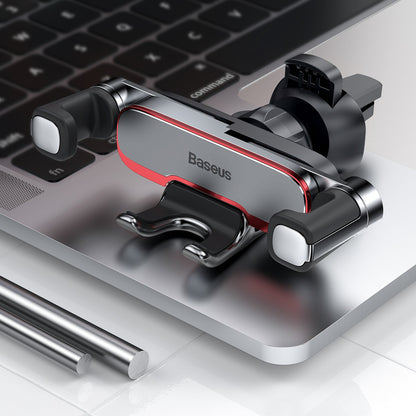 Baseus Lateral Gravity Car Holder - Silver - OUTLET_5