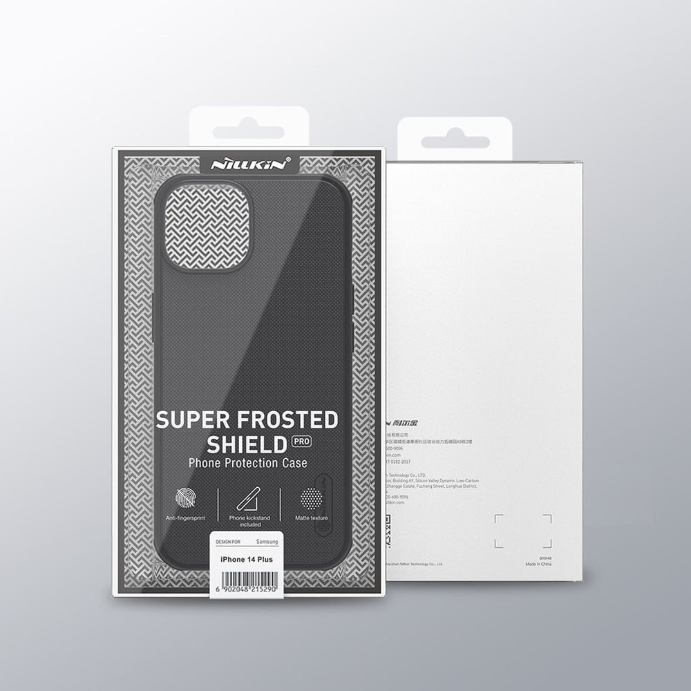 Nillkin Super Frosted Shield Pro case for iPhone 14 Plus back cover blue - OUTLET_4