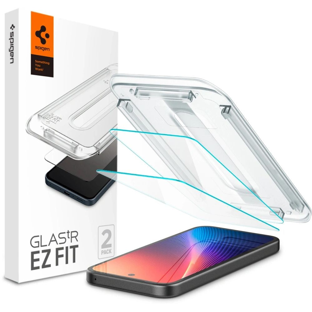 Spigen Glas.TR "Ez Fit" Tempered Glass 2-pack for Google Pixel 9A - Clear - OUTLET_0