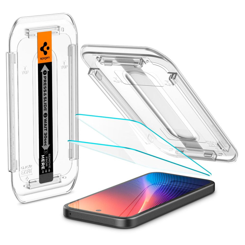 Spigen Glas.TR "Ez Fit" Tempered Glass 2-pack for Google Pixel 9A - Clear - OUTLET_1