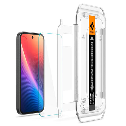 Spigen Glas.TR "Ez Fit" Tempered Glass 2-pack for Google Pixel 9A - Clear - OUTLET_7