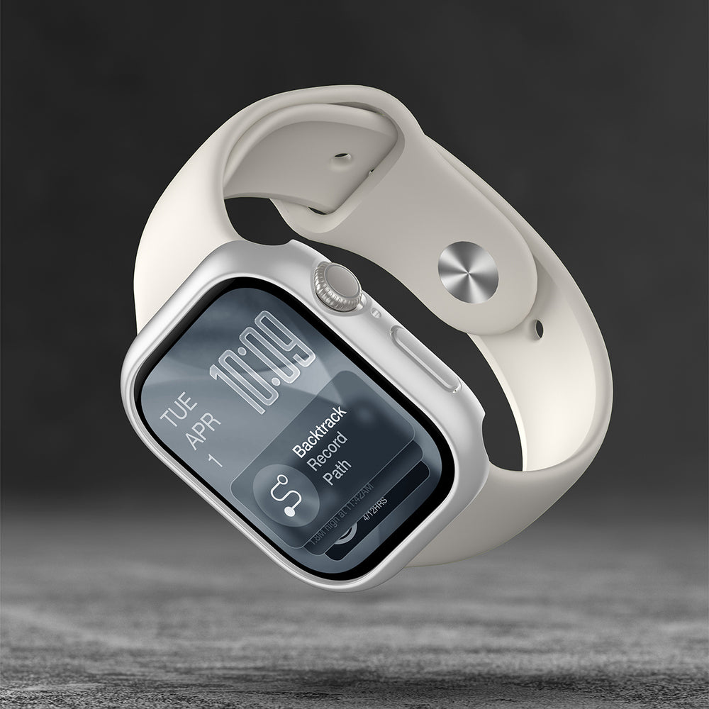AmazingThing Minimal Protective Case for Apple Watch Series 11 46mm - Silver - OUTLET_10