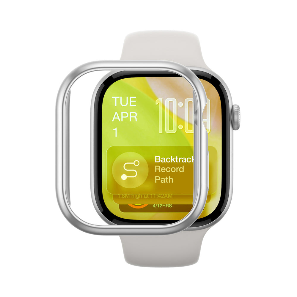 AmazingThing Minimal Protective Case for Apple Watch Series 11 46mm - Silver - OUTLET_1