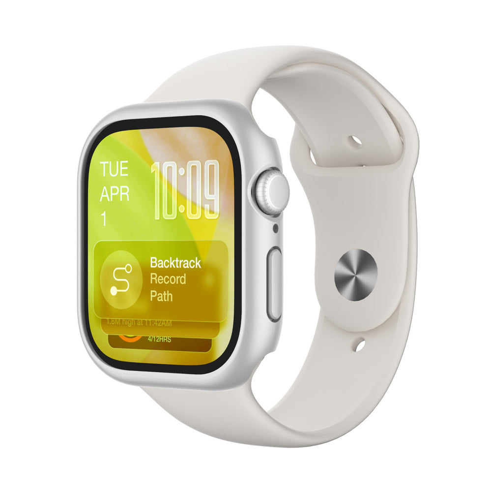 AmazingThing Minimal Protective Case for Apple Watch Series 11 46mm - Silver - OUTLET_5