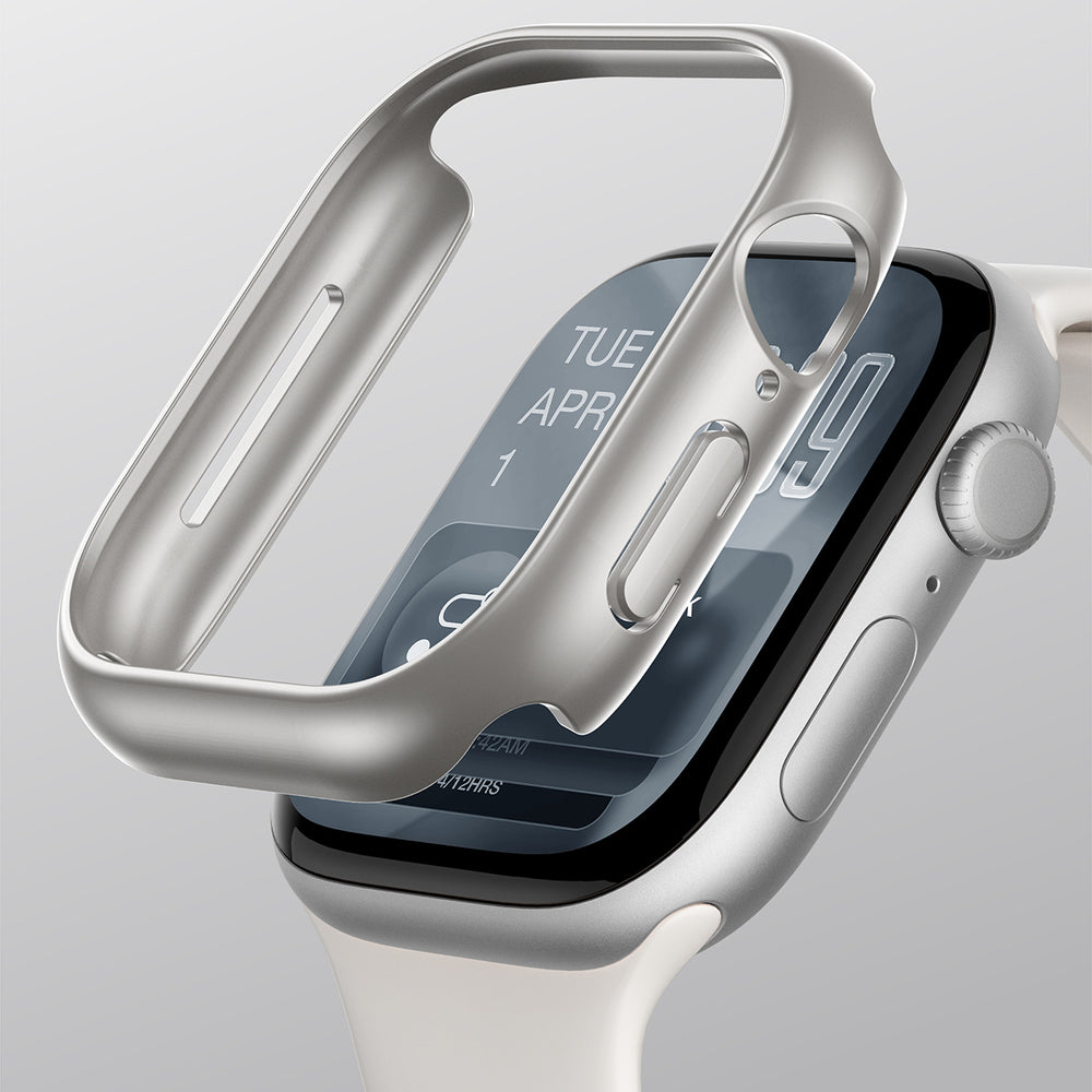 AmazingThing Minimal Protective Case for Apple Watch Series 11 46mm - Silver - OUTLET_8