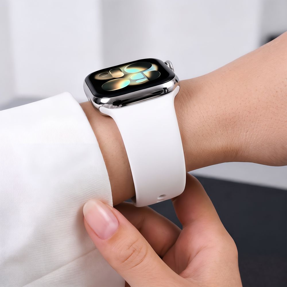 Tech-Protect Silicone Strap for Apple Watch 40 / 41 / 42 mm - White_7