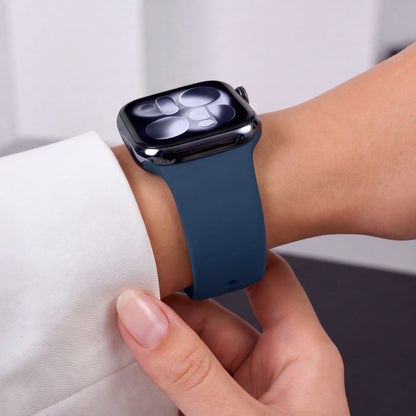 Tech-Protect Silicone Strap for Apple Watch 40/41/42 mm - Navy Blue_7