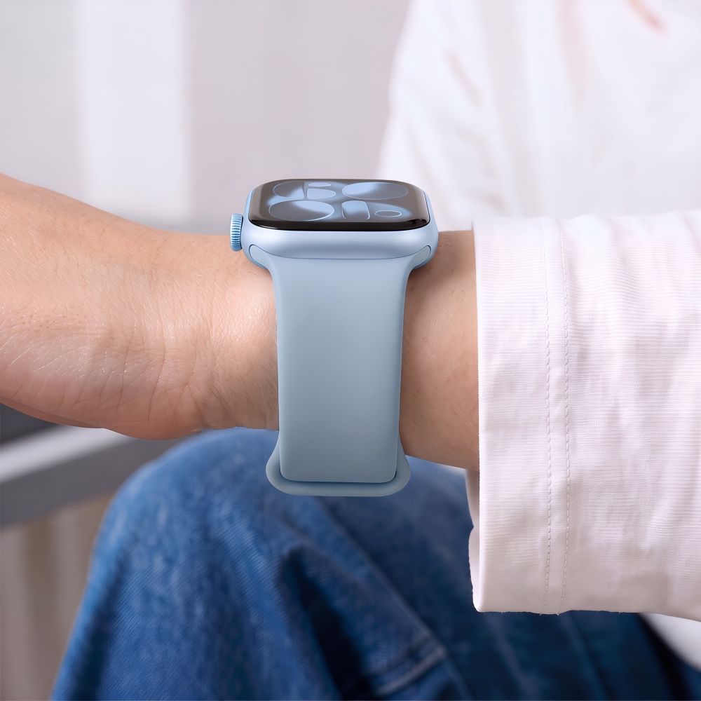 Tech-Protect Silicone Strap for Apple Watch 40/41/42 mm - Blue_5